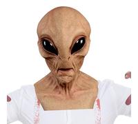 Masche per la testa piena di lattice - Costume per copricapo alieno, maschera a faccia piena | Masque in lattice di Halloween per feste carnevale, questa maschera aliena le aspettative