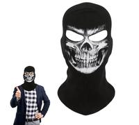 Mascher Morte,Maschera Fantasma, Mascher Sciar,Fantasma Segno Di Morte,Maschera Da Equitazione All'Aperto Maschere Di Halloween