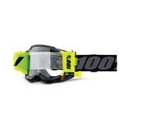MASCHERA 100% ACCURI 2 FORECAST BLACK V1 - LENTE TRASPARENTE