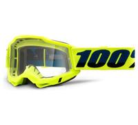 Maschera 100 accuri 2 goggle gialla lente trasparente