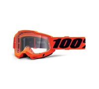 MASCHERA 100% ACCURI 2 OTG ORANGE V1 - LENTE TRASPARENTE