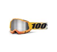MASCHERA 100% ACCURI 2 RAZZA - LENTE A SPECCHIO ARGENTO