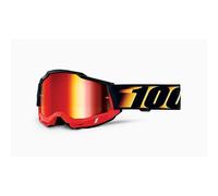 MASCHERA 100% ACCURI 2 STAMINO 2 - LENTE A SPECCHIO ROSSA