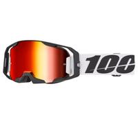 100percent Armatic Off-road Goggles Bianco Mirror Red