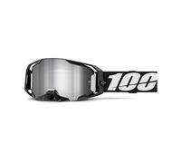 MASCHERA 100% ARMATIC NERO - LENTE A SPECCHIO ARGENTO 461382#1