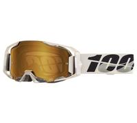 Maschera da motocross 100% ARmatic Pitch con plexiglass dorato