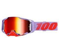 100% Maschera ARMEGA Fausto - Lente Specchiata Rossa