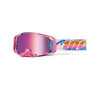 MASCHERA 100% ARMEGA HIPER LEFREAK - LENTE A SPECCHIO ROSA