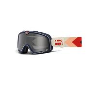MASCHERA 100% BARSTOW TELURIDE CON LENTE FUMÈ smoke occhiali moto enduro vintage