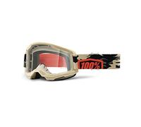 maschera 100% strata 2 kombat - lente trasparente