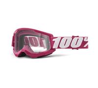 100percent Strata 2 Goggles Rosso,Rosa Clear Lens/CAT0