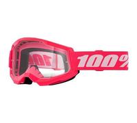 100percent Strata 2 Goggles Rosso,Rosa Clear Lens/CAT0 Pink