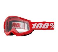 100percent Strata 2 Goggles Rosso Clear Lens/CAT0 Red