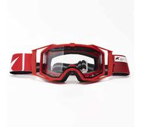 MASCHERA 8K ENDURO CON LENTE DOPPIA VENTILATA, ELASTICO ROSSO
