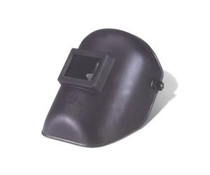 Maschera a casco di sicurezza per saldare con crociera regolabile portavetro 75x98 mm.