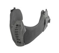 Maschera a Rete a Mezza Faccia per Casco W3.0, con Protezione per Orecchie | Nylon, ABS, Durevole e resistente all'usura, Leggero e pieghevole, Design compatibile con il casco