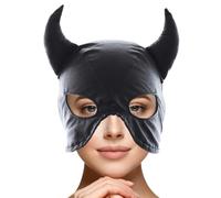 Maschera A Testa Cappuccio In PU Regolabile, Divertente E Traspirante