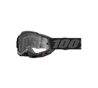 Maschera ACCURI 2 ENDURO BLACK Nero Trasparente 100% - UN: UN