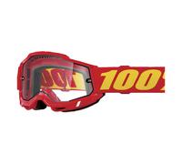 Maschera ACCURI 2 ENDURO Rosso 100% - UN: UN