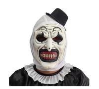 Maschera Adulto da Clown, Art The Clown Killer Horror Halloween Carnevale (Maschera lattice e tessuto)