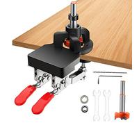 Maschera Aerniera 35 mm,Maschera Cerniera Nascosta, Guida per Cerniere di Porte di Armadietti, Localizzatore di Foratura, Dima per Cerniere di Porte in Alluminio per La Lavorazione Del Legno Fai Da Te