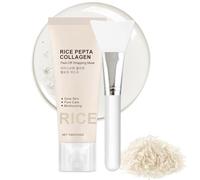 Maschera al collagene di riso per la notte, maschera avvolgente al collagene per la notte, maschera coreana con estratto di riso