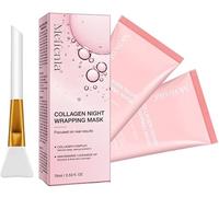 Maschera Al Collagene, Maschera Del Collagene Maschera Peel Off Di Notte, Collagen Night Wrapping Mask, Profonda Idratazione, Tonificante, Levigatura, Lucentezza, Elasticità E Idratazione (2)