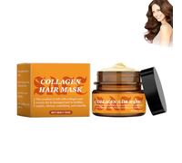 Maschera al collagene per capelli secchi e danneggiati, maschera estremamente nutriente, trattamento anticrespo idratante e riparatore che nutre capelli e cuoio capelluto (1PCS)