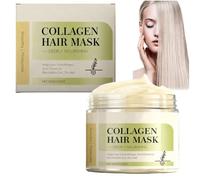 Maschera al collagene per capelli secchi e danneggiati, trattamento condizionante e riparatore profondo, maschera idratante e nutriente per capelli crespi e colorati, rinforza e dona (1PCS)