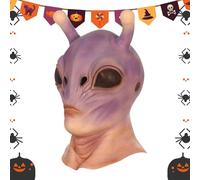 Maschera Alien | Maschera Extraterrestre | Accessorio 3D Realistico Per Costumi Uomo Donna Festa Halloween Carnevale Teatro