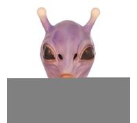 Maschera aliena - Maschera per testa aliena | completo del viso - accessorio per abito realistico 3D per uomini festa delle donne infestati House Cosplay Stage Carnival - H