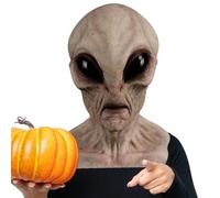 Maschera aliena - Maschere aliene Di Halloween Lattice | Telelate A Testa Completa Maschere Reali | Copertura Della Testa Di Cosplay Di Halloween Spaventoso | Vestire Il Lattice Piena Testa