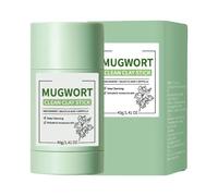 Maschera all'argilla all'artemisia, 40 g, stick per maschera di argilla artemisia, pellicola di fango vegetale per la pulizia, maschera idratante per piante naturali per uomini e donne di tutti i tipi