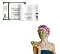 Maschera all'argilla dell'albero del tè Maschera all'argilla per la rimozione dell'acne dell'albero del tè Maschera idratante per la pulizia profonda Maschera per il viso per il controllo dell'olio de