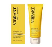 Maschera all'argilla rossa australiana, una maschera di fango profondamente disintossicante e detergente, lascia la pelle morbida, luminosa e trasparente. La sua formula non secca ed è facile da risc