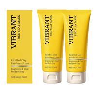 Maschera all'argilla rossa australiana, una maschera di fango profondamente disintossicante e detergente, lascia la pelle morbida, luminosa e trasparente. La sua formula non secca ed è facile da risc