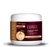 Maschera all'olio di argan con olio di argan brillante e volume Booster