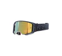 Maschera Alpinestars Supertech Vision Vista Nero Oro Specchio Motocross Enduro