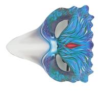 Maschera Animale per Carnevale e Cosplay, Leggera, Blu, Effetto Realistico | Maschera in PU Eva, Morbida e Adatta a Molti Volti, per Amici e Famiglie