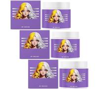 Maschera anti-ingiallimento, balsamo idratante viola, maschera per capelli profonda, maschera per capelli viola, maschera per capelli biondi argento, maschera per collagene, trattamento per capelli