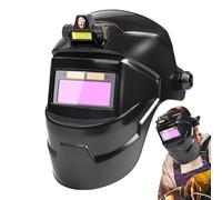 Maschera anti-sudore - Auto -Darking - Schermo viso - Casco solare - Contratto di usura per visione regolabile | Guardia del sudore durevole, copricapo resistente alla fiamma, visiera industriale