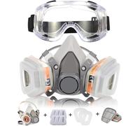 Maschera Antigas 107 Maschera Antipolvere Con Filtri Maschera Polvere Riutilizz