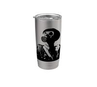 Maschera antigas Graffiti Stencil Soldato Bicchiere termico in acciaio inox doppia parete