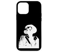 Maschera antigas Stencil Graffiti in bianco Custodia per iPhone 12 mini
