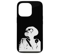 Maschera antigas Stencil Graffiti in bianco Custodia per iPhone 13 Pro