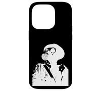 Maschera antigas Stencil Graffiti in bianco Custodia per iPhone 14 Pro