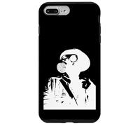 Maschera antigas Stencil Graffiti in bianco Custodia per iPhone 7 Plus/8 Plus