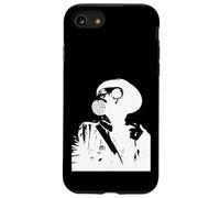 Maschera antigas Stencil Graffiti in bianco Custodia per iPhone SE (2020) / 7 / 8