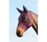 Maschera antimosche elastica per gli occhi e le orecchie del cavallo Weatherbeeta Deluxe Bug Violet Shetland