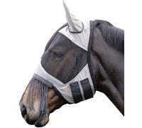 Maschera antimosche frange per cavallo con passaggio per ciuffo modello Fringes